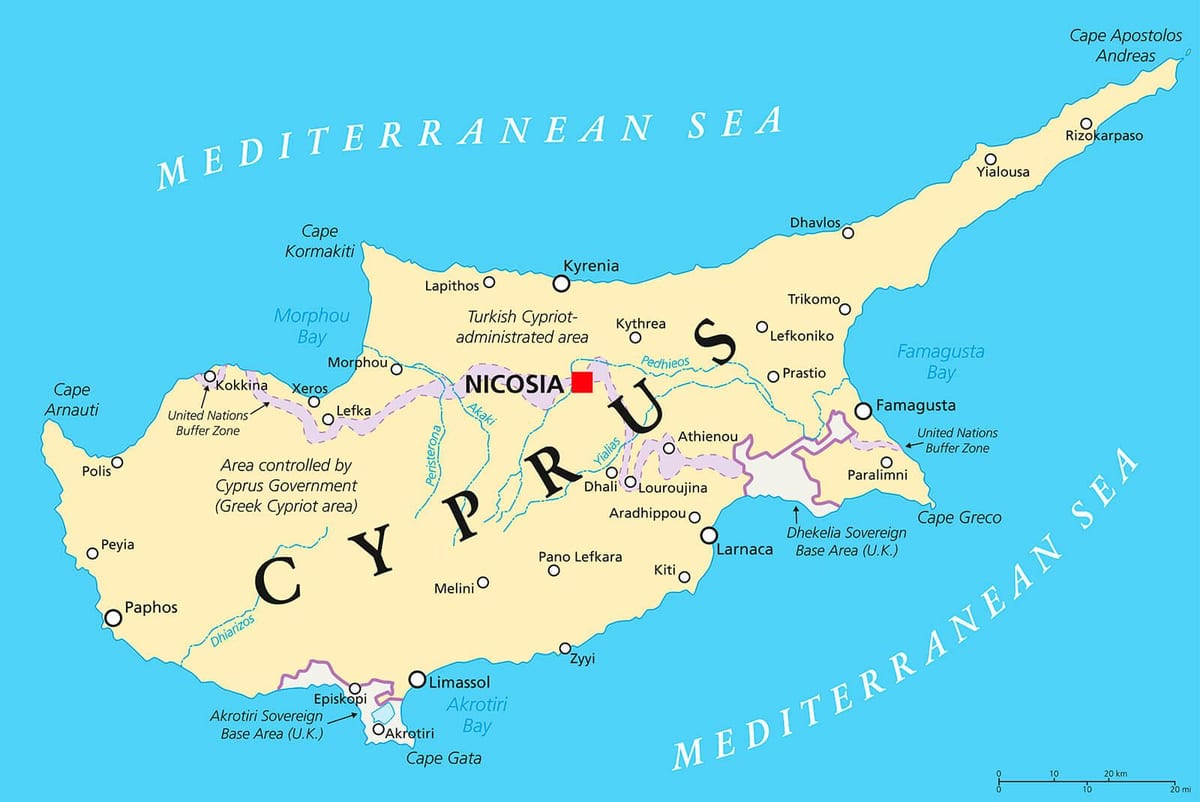paytaxtı Kipr xəritə