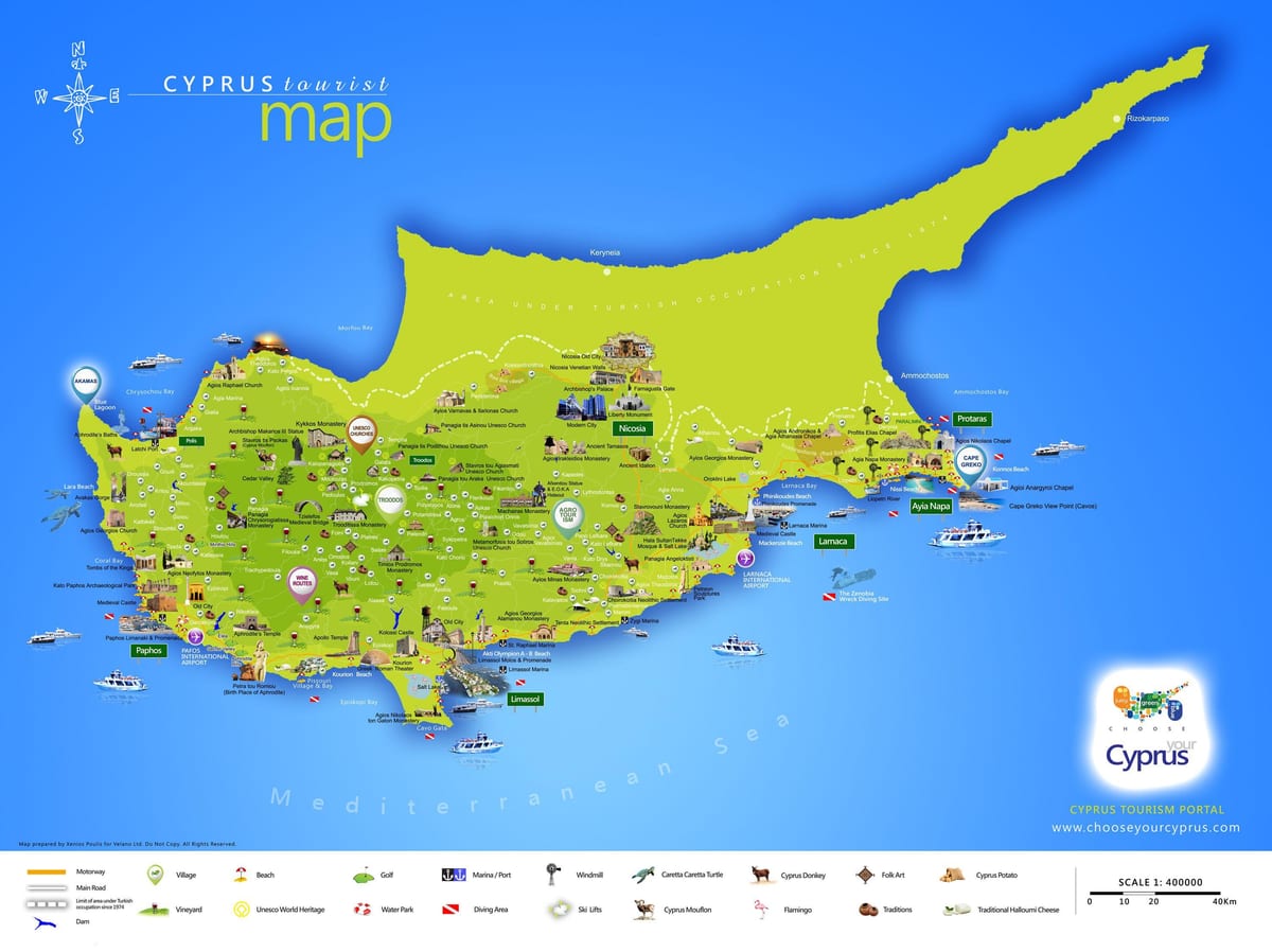 Kart Lara Beach Kipr
