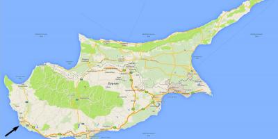 Kart Kipr göstərir aeroportların